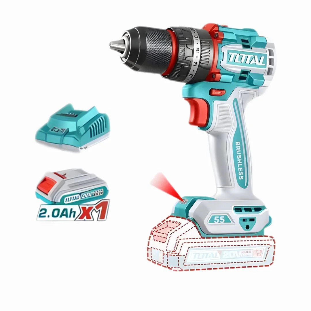 Visseuse Perceuse à Percussion 55N.m 20V (1BATT+CHARGEUR)