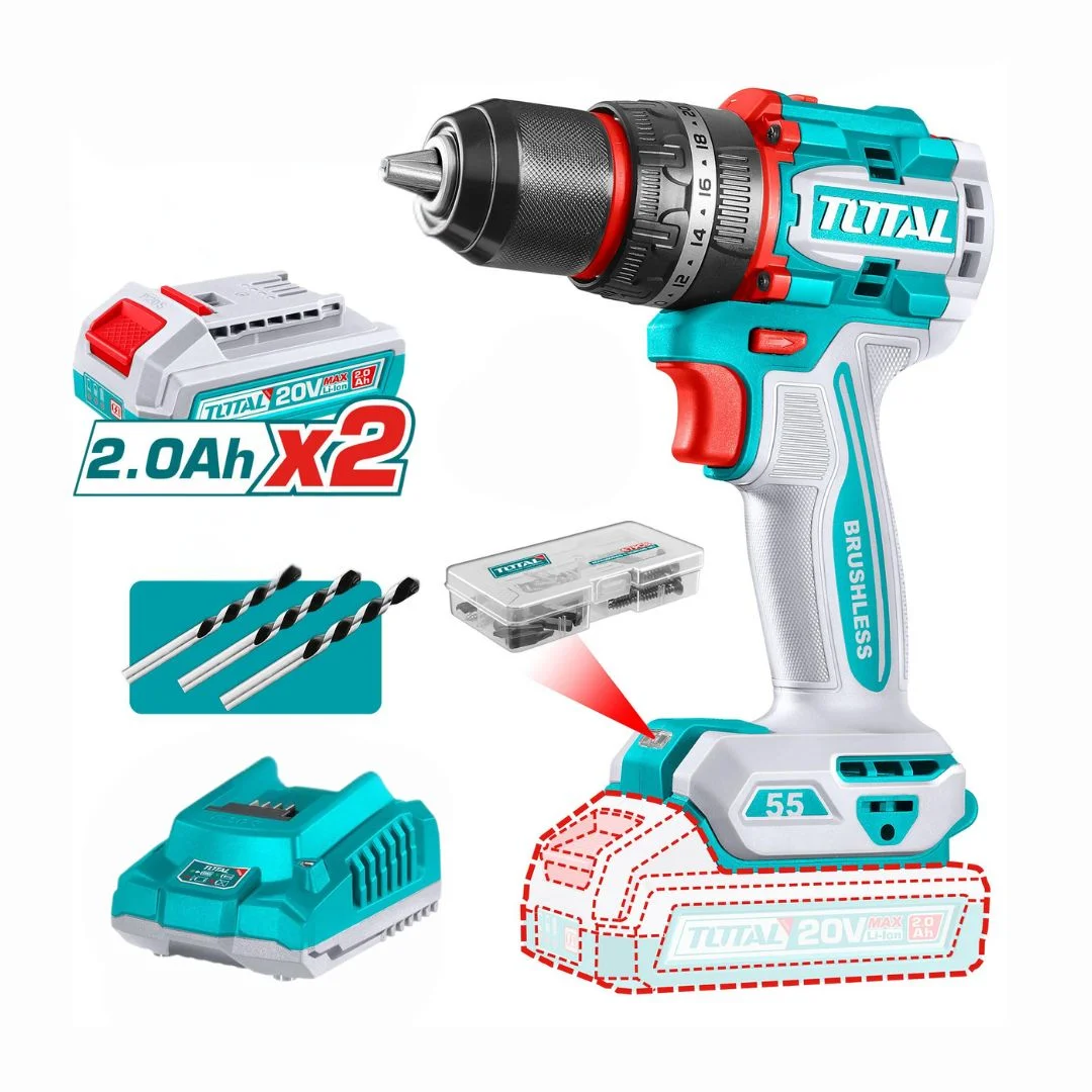 Perceuses-visseuses sans fil 55N.m 20V